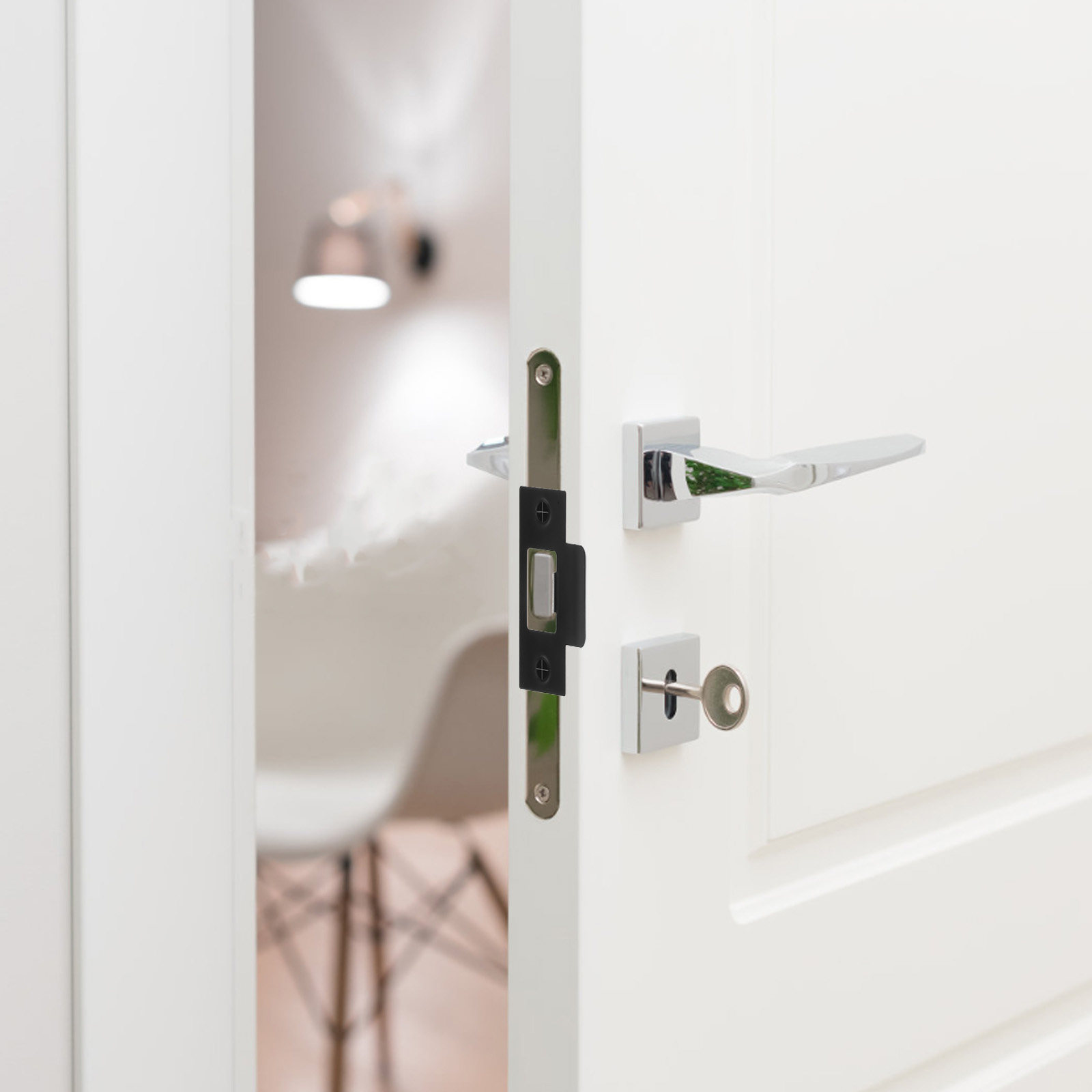 2Pcs Stainless Steel Door Latc - Door Reinforcer Kit บทวิจารณ์และราคา