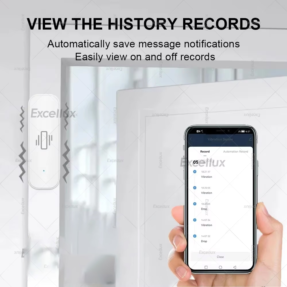Zigbee Smart Vibration Sensor  - Home Security And Monitoring บทวิจารณ์และราคา