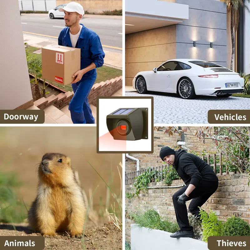 Outdoor Solar - Powered Wirele - Home Security Wireless บทวิจารณ์และราคา