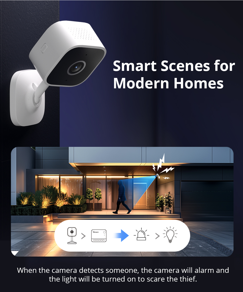 SONOFF CAM Slim Gen2 WiFi Smar - Home Security Ultimate บทวิจารณ์และราคา
