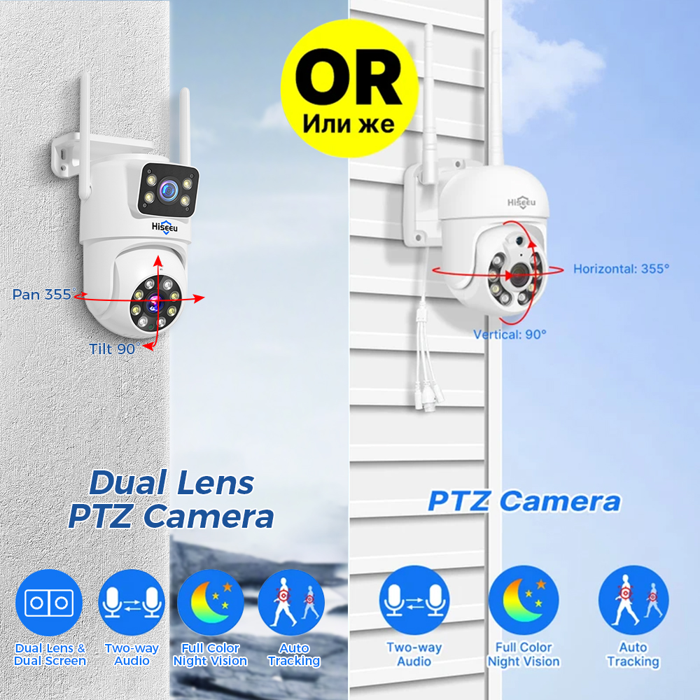 Hiseeu 6MP WiFi Dual Lens Came - Nvr Kit 8 Channel บทวิจารณ์และราคา