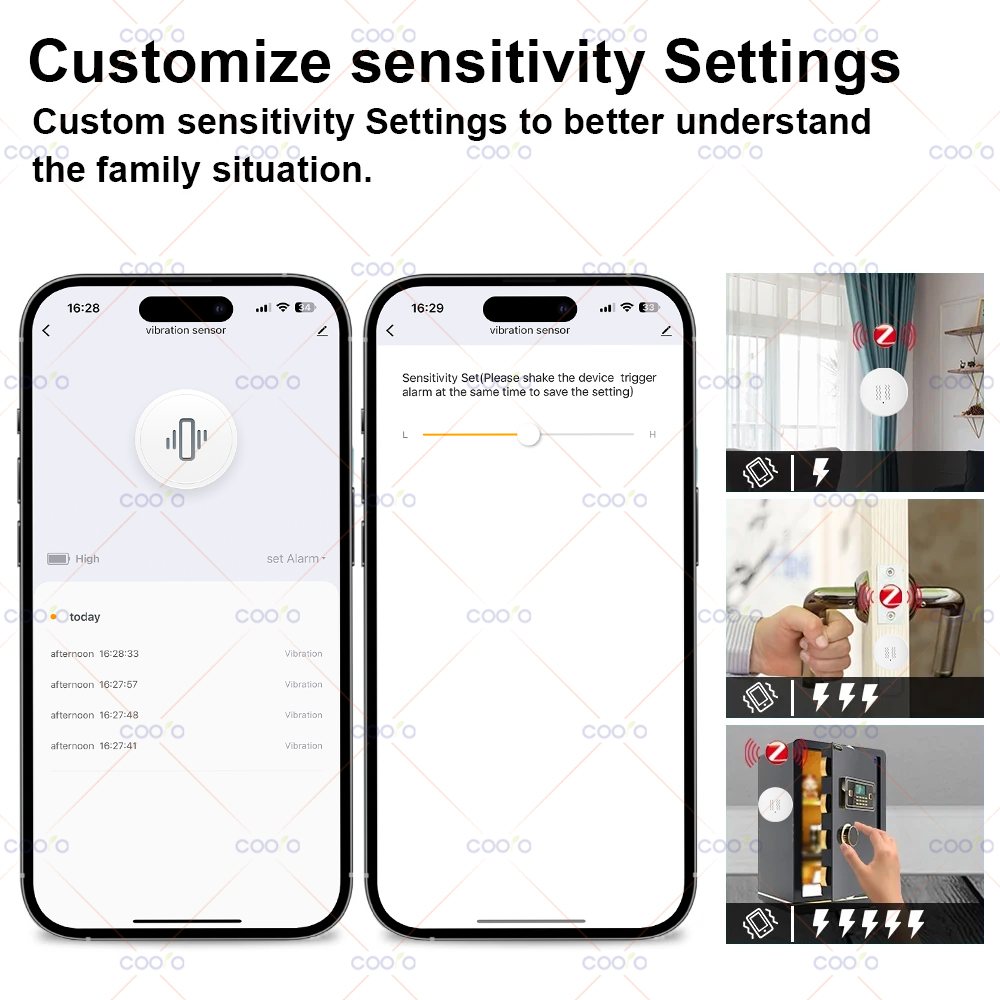 ZigBee Tuya Smart Vibration Se - Home Security System บทวิจารณ์และราคา