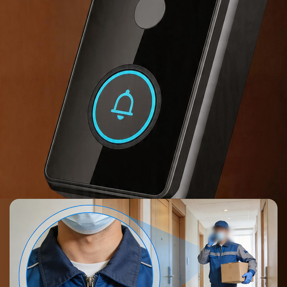 4.5 Inch Smart Video Doorbell  - Home Security Video Recording Systems บทวิจารณ์และราคา