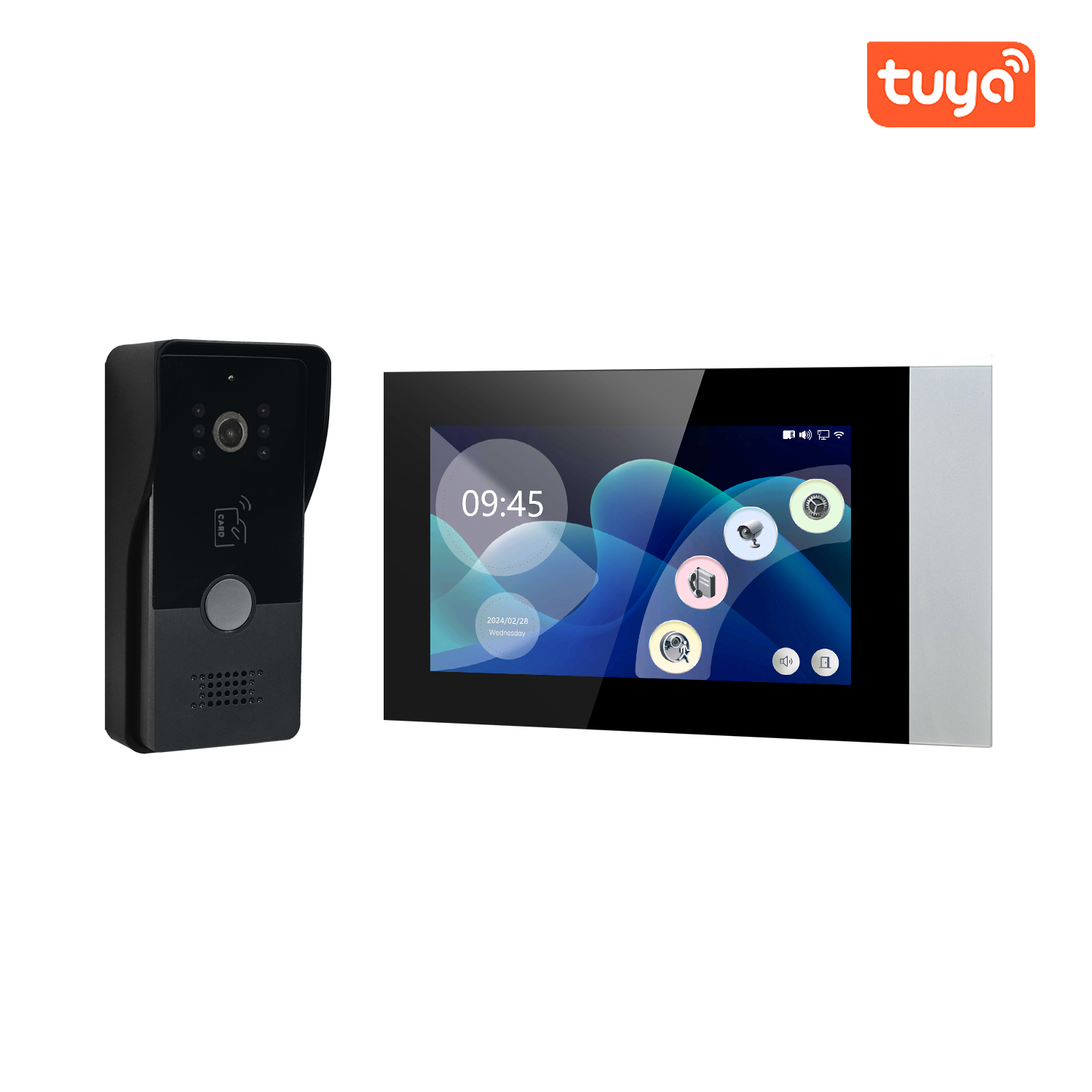 7Inch IPS Screen Tuya Remote C - Home Security Land บทวิจารณ์และราคา