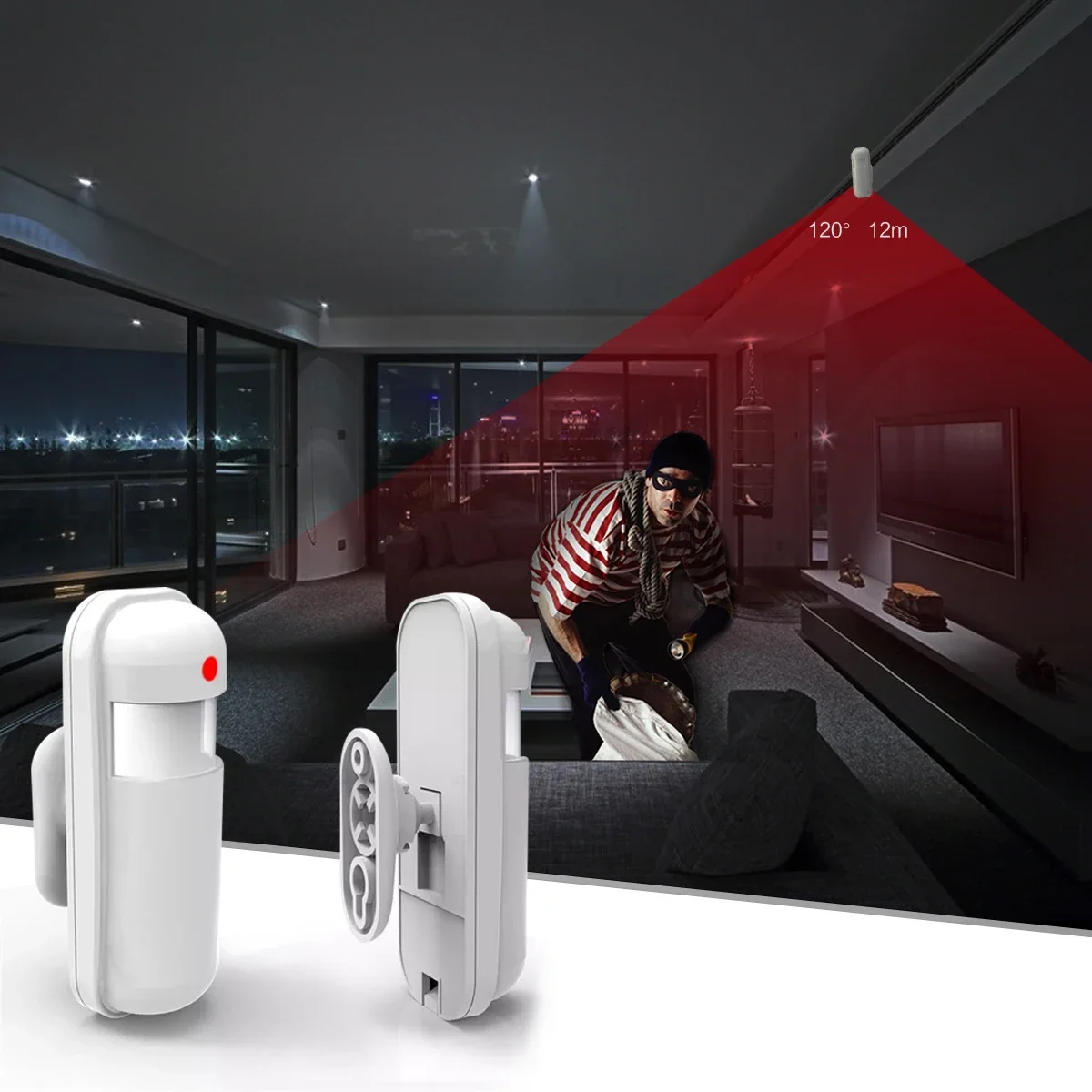 433MHz Motion Sensor Wireless  - Home Security Ultimate บทวิจารณ์และราคา