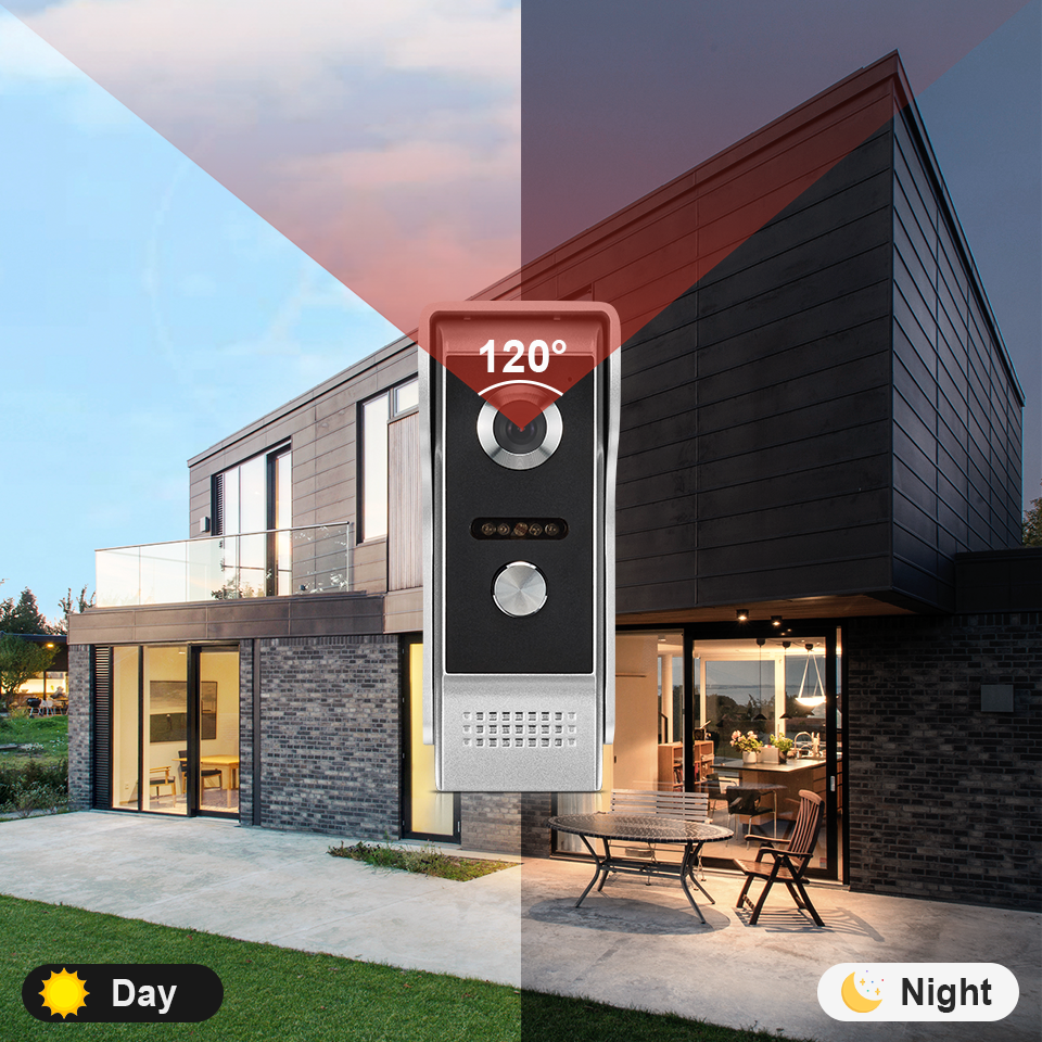7Inch IPS Screen 2MP  Tuya Rem - Home Security Land บทวิจารณ์และราคา