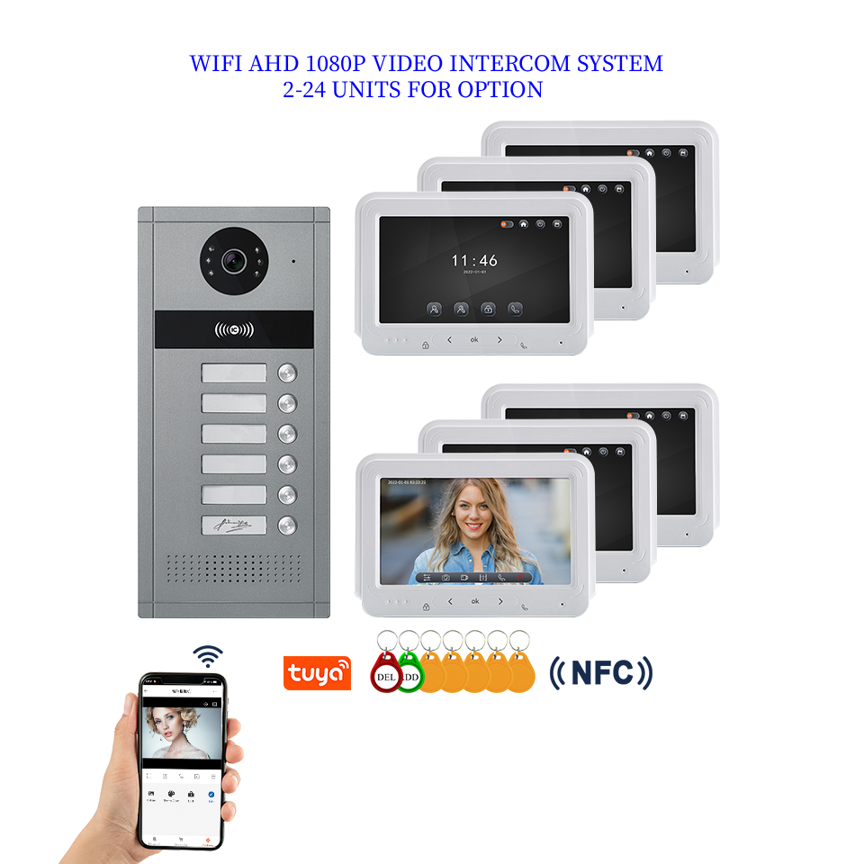 Tuya WIFI Video Intercom Syste - Home Security Units บทวิจารณ์และราคา