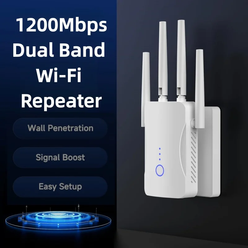 2.4G/5GHz Dual Band WiFi Repea - Home Security Wireless บทวิจารณ์และราคา