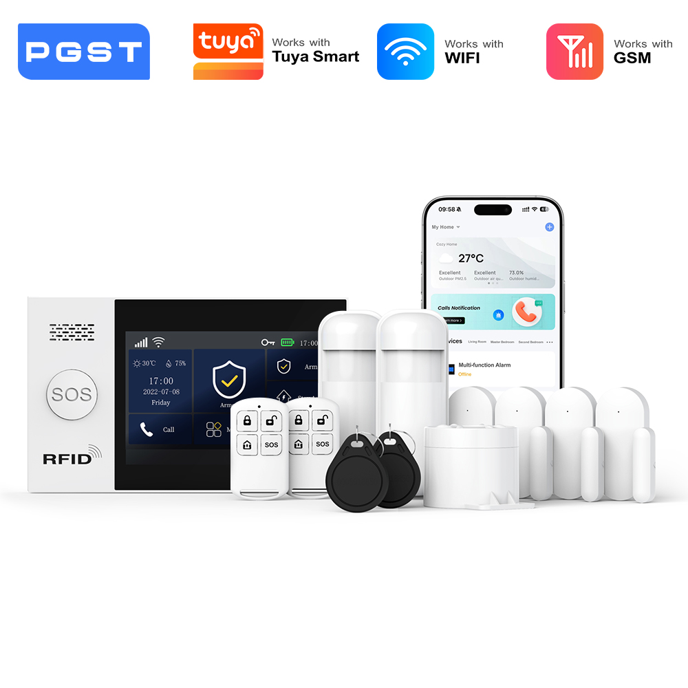 PGST 2G WiFi Alarm System Kit  - Home Security Ultimate บทวิจารณ์และราคา