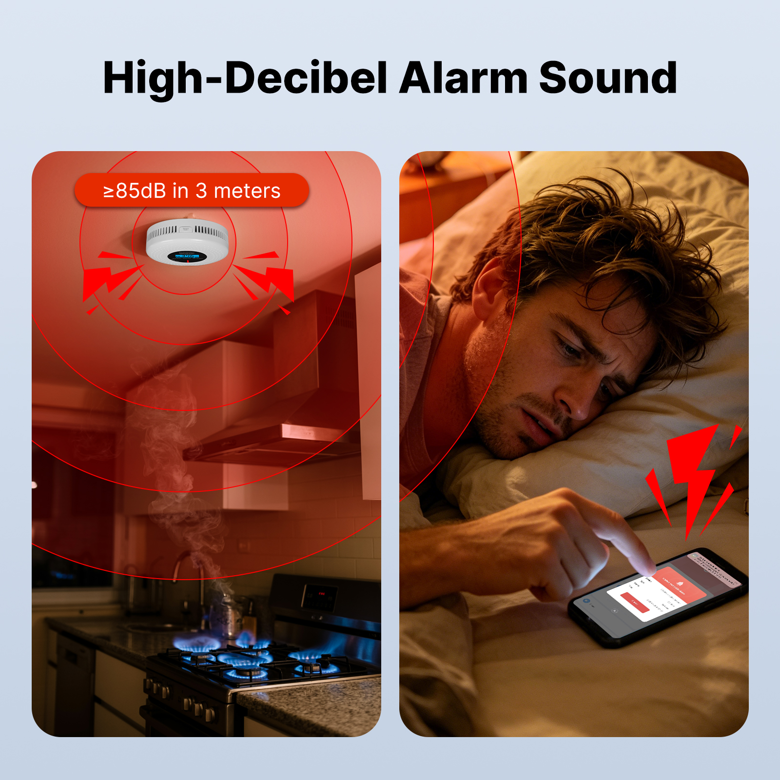 MOES Tuya Zigbee Smart Smoke C - Home Security And Monitoring บทวิจารณ์และราคา