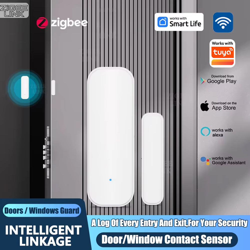 ZigBee Door Window Sensor Wire - Home Security With Ai บทวิจารณ์และราคา