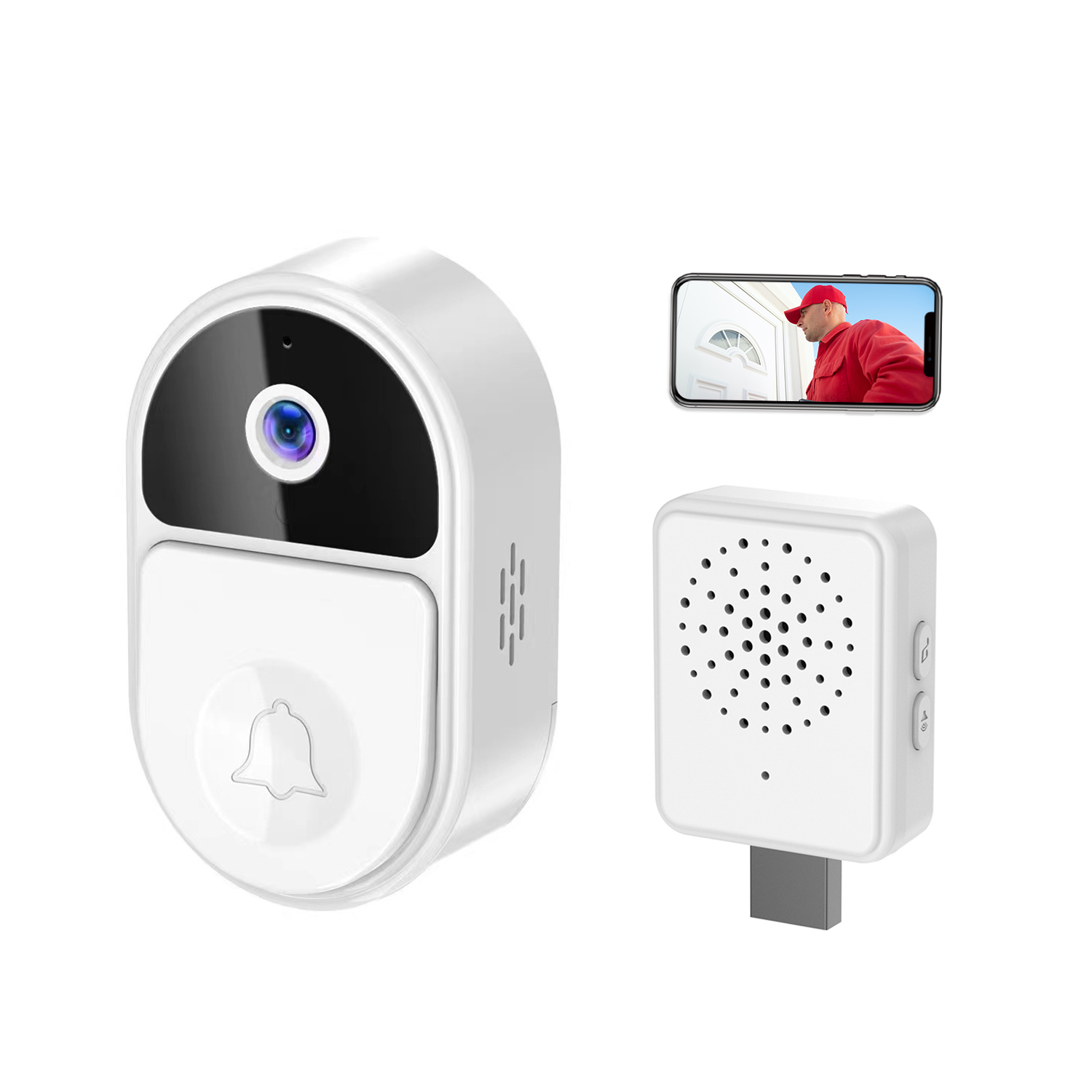 720P Tuya APP WiFi Doorbell Lo - Home Security Land บทวิจารณ์และราคา