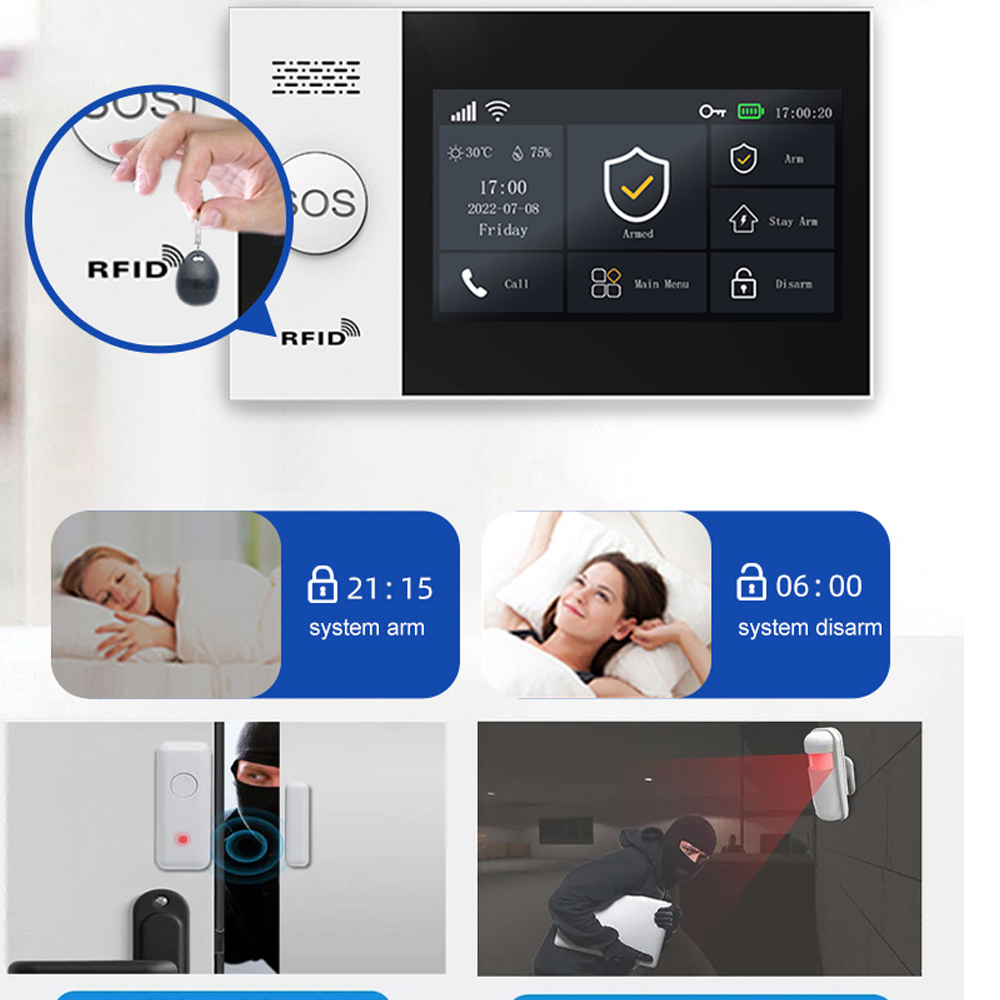 PGST 4G Tuya Smart Home Alarm  - Home Security Ultimate บทวิจารณ์และราคา