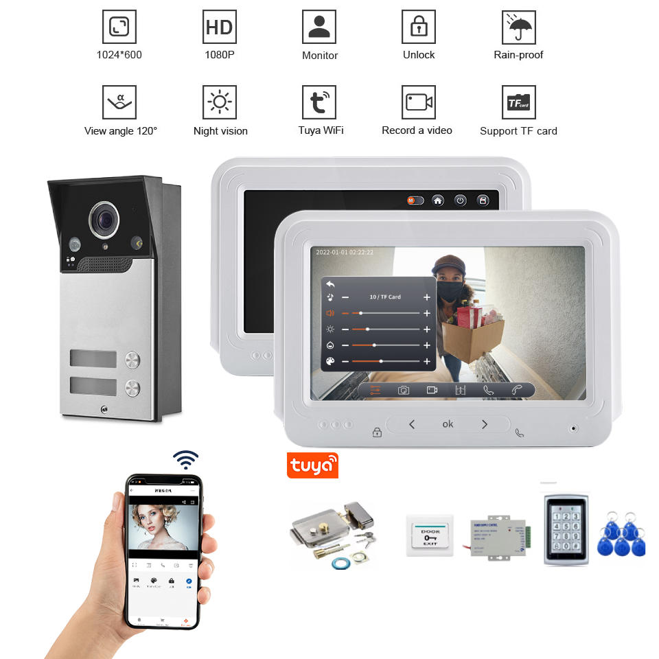 Smart Video Intercom System 2/ - Home Security Units บทวิจารณ์และราคา