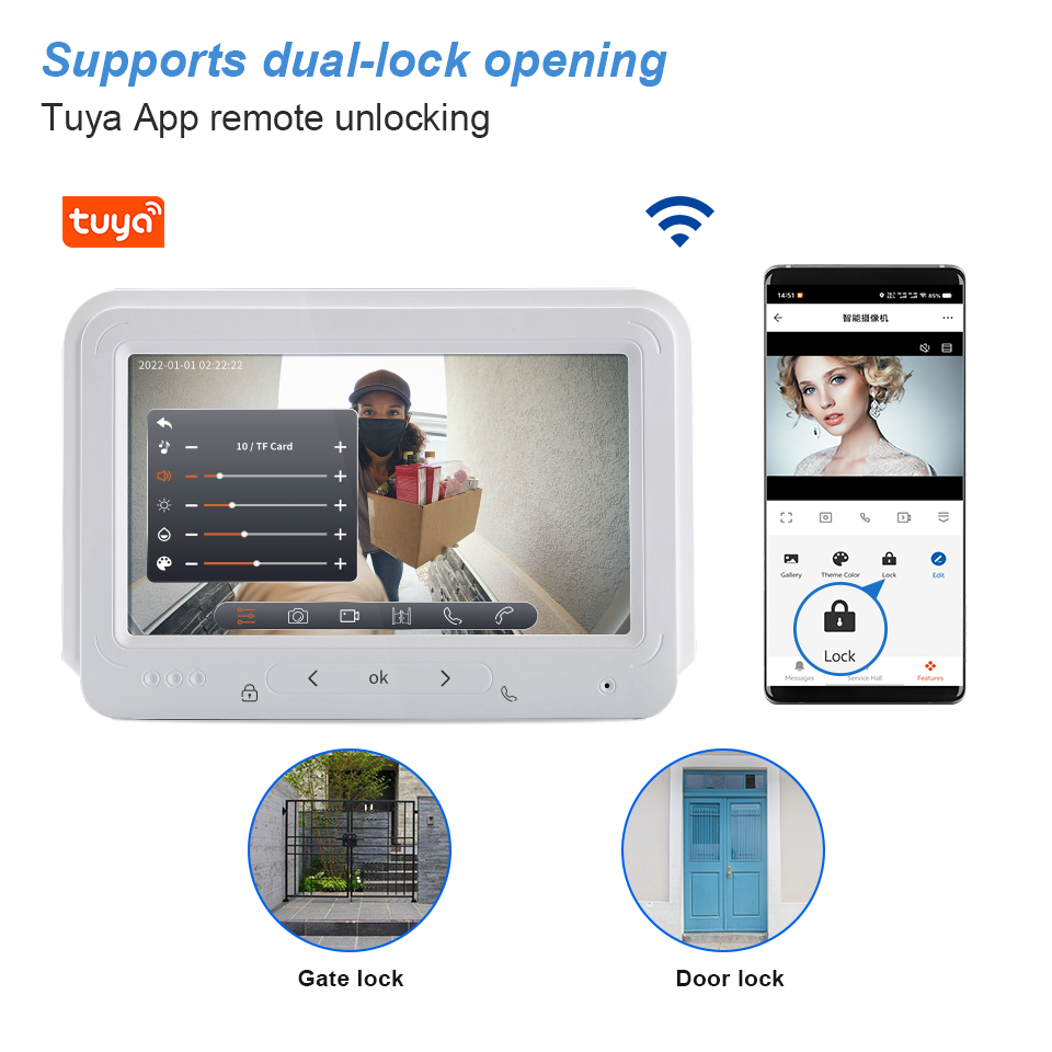 Smart Video Intercom System 2/ - Home Security Units บทวิจารณ์และราคา